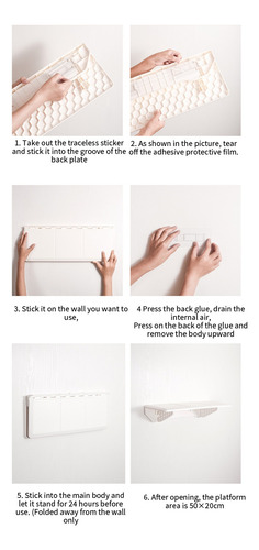 Estante De Pared Plegable En Forma De E Para Portátil, Para