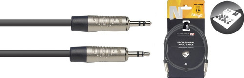 Cable Para Celular O Similar 1m Mini Plug-plug Stagg Nac1mps