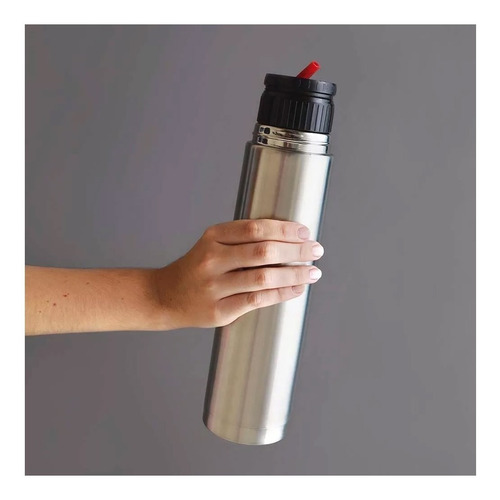 Imagen 4 de 7 de Termo De Acero Inoxidable Mor Total Inox Fit 1 Litro - Mm