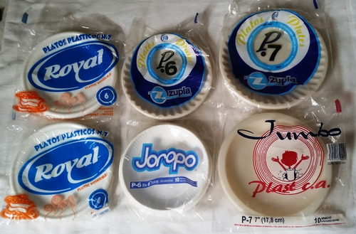 Imagen 2 de 5 de Platos Desechables Plásticos