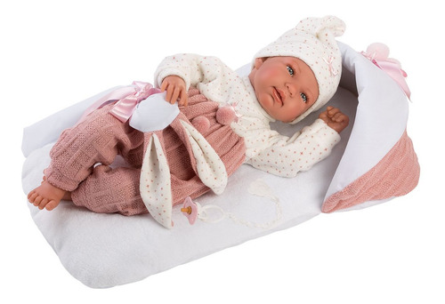 Muñeca Real Llorona Tina 45cm Bebes Reborn Llorens España