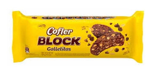 Pack X 3 Unid Galletitas   124 Gr Block Galletitas Dulce-ob