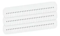 Comprar 3 Separadores De Mechas Multifuros Para Mega Hair Cor Transparente