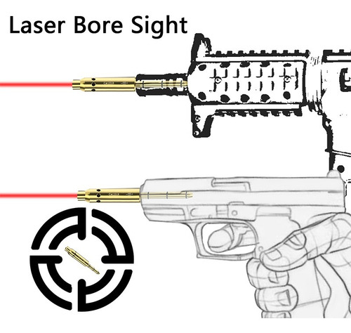 Colimador Regulagem Laser Bullet .32 7.62 7.65 R Bullets
