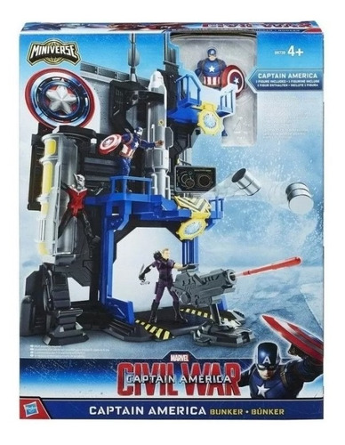 Torre Avengers Miniverse Playset Cuartel Capitán América (Usado)