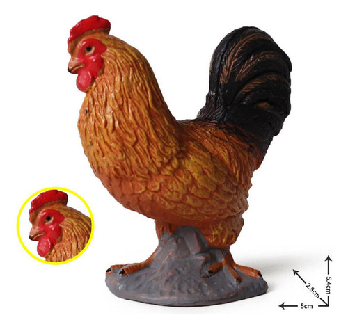 11x Figuras De Animales De Granja Decoración De Mesa