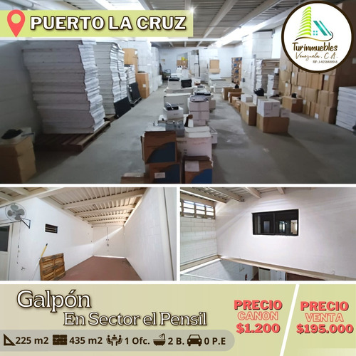 Imagen 1 de 8 de En Alquiler Galpon En Sector El Pensil, Puerto La Cruz