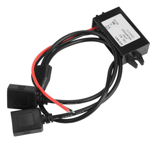 Dc-dc 12v A 5v 3a Dual Usb Step Down Conversor De Energia