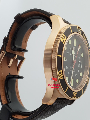 Relógio Glycine Combat Sub Automátic 48mm Bronze Novo