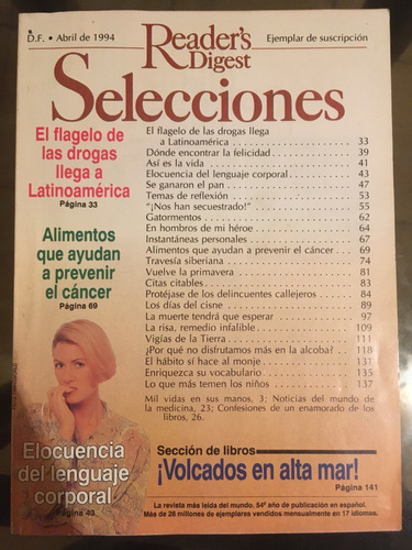 Revista Selecciones (abril 1994)