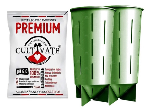 Sustrato Cultivate Premium 25lt Macetas Mad Rocket 10lts 2u