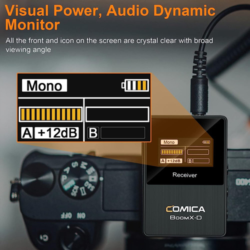 Comica Boomx-d1 - Sistema De Micrófono Inalámbrico Para C...