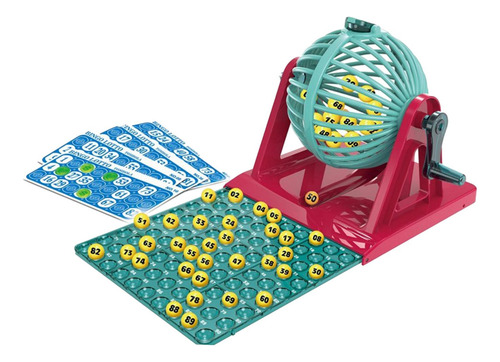 Jogo De Bingo Conjunto De Bolas De Bingo Com Gaiola,