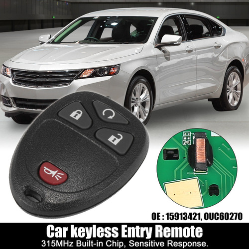 Llave De Control Remoto Para Gmc Sierra Para Saturn Vue 2007