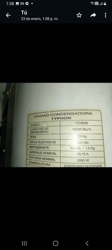 Imagen 3 de 5 de Aire Acondicionado 36.000btu En Buen Estado.
