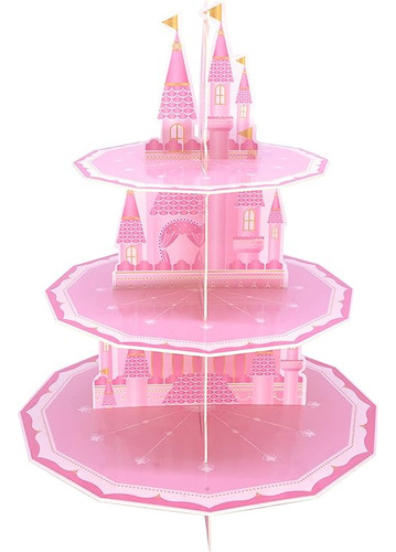 Suministros Para Fiestas Princesas Soporte Para Cupcakes 3 N