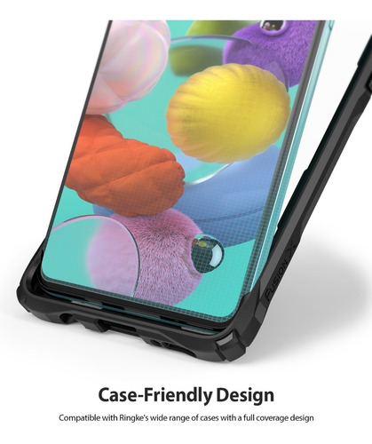 Imagen 9 de 10 de Film Dual Easy Wing Samsung A51 Ringke Pack X2 Con Alas Orig