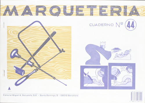 Marqueteria 44 Salvar00, De Vv. Aa.. Editorial Salvatella, Tapa Blanda En Español