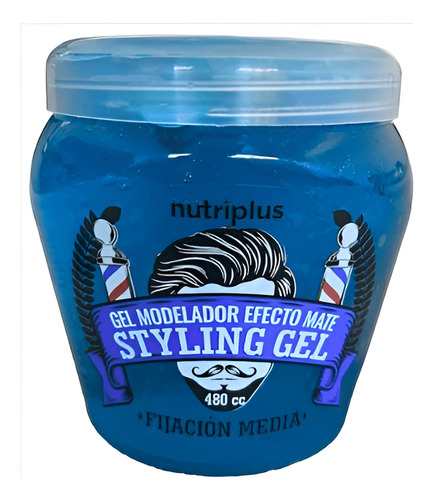Gel Modelador Efecto Mate Styling Gel Fijación Media 480cc