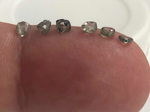 Diamante Bruto Cor Verde 1 Cts Natural Legítimo Verde-claro