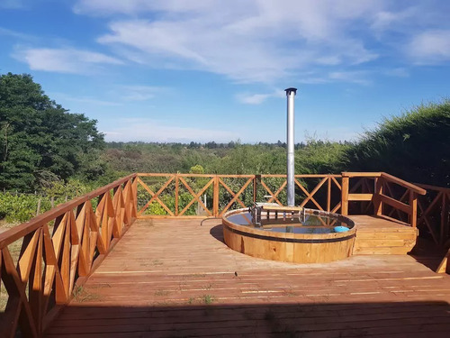 Tina Caliente Madera Ciprés 6 Pax Caldera Galvanizada