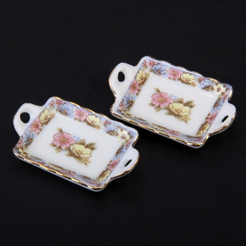 Vajilla De Comedor En Miniatura Dollhouse