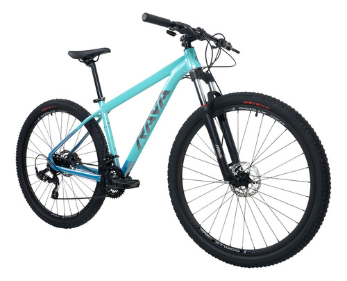 Bicicleta Rava Pressure Plus Aro 29 Shimano 21v 2024 Cor Verde/azul Tamanho Do Quadro 17