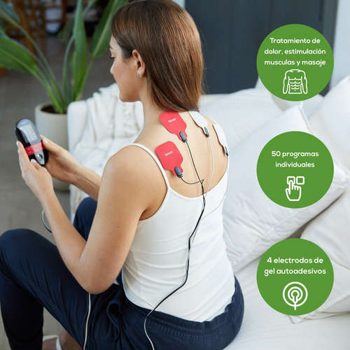 Electroestimulador Digital Ems/tens Con Calor Beurer Em 59