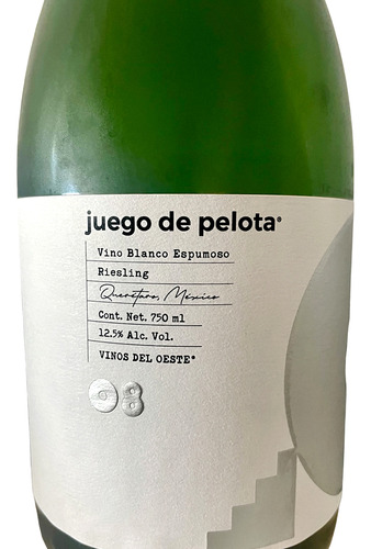 12 Botellas De Vino Espumoso Juego De Pelota 08 Riesling 750