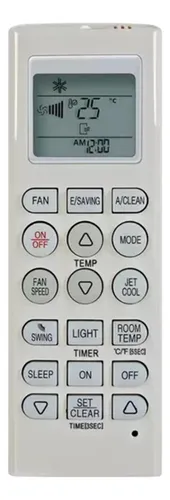 comprar Control Aire Acondicionado Minisplit Compatible LG Digital Lcd 