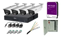Comprar Kit Dvr 8ch 5mp, 4 Camaras 5mp Full Color, 2tb, Cat6, Acceso