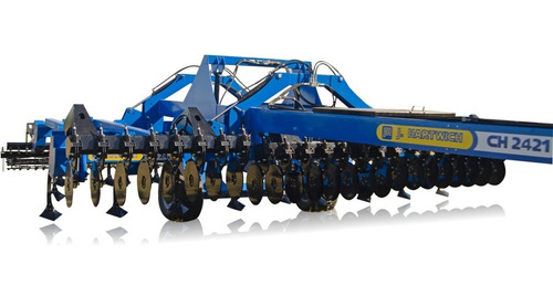 Cincel Cultivador 6m Ancho 24 Púas Con Discos Frontales Jh