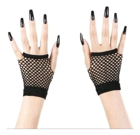 Guantes Cortos Red O Malla Colores Surtidos Aesthetic