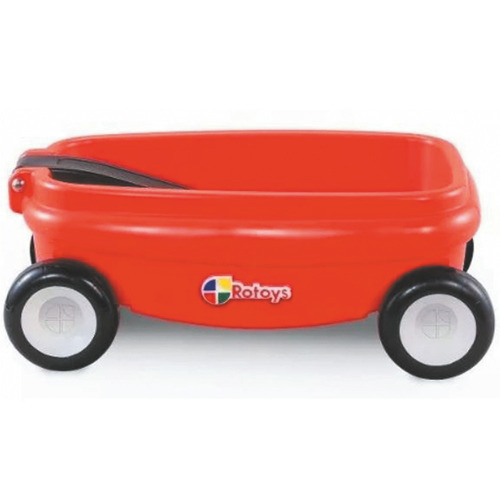 Imagen 2 de 2 de Mini Carro Rojo Con Manija Negra Rotoys Original
