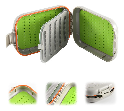 Caja De Pesca Con Mosca De Doble Cara Impermeable Para Apare
