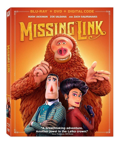 Blu-ray + Dvd Missing Link / Señor Link