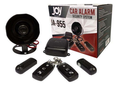 Imagen 1 de 10 de Kit Alarma Para Auto Joy Ja 949 Full Volumetrica Con Control