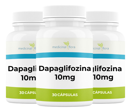 Kit 3 Potes Dapaglifoz 10mg - 30 Cápsulas