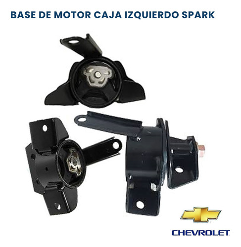 Base Soporte De Motor Caja Izquierda Chevrolet Spark