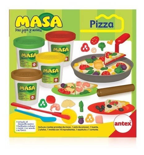 Imagen 1 de 2 de Antex Masa Para Modelar Pizza