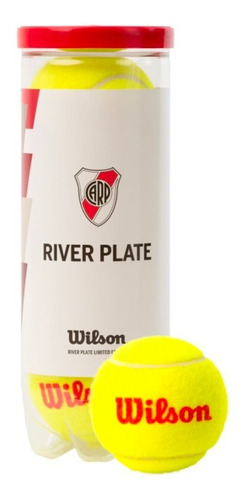 Pelotas Tenis Wilson River Plate Oficial Tubo X3 I Giveaway