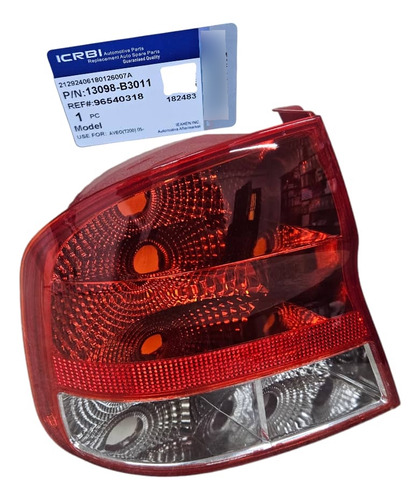 Mica Stop Trasero Aveo 1.6 Sedan 2005 Al 2010 Izquierdo Lh