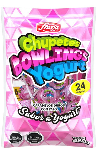 Coyac Bowlings Bolsa 24 Unidades Sabor A Yogurt Fruna