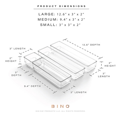 Juego De 4 Cubos Organizadores De Cajones | The Modular...