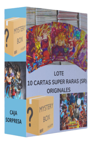 Dragon Ball Heroes 10 Tarjetas Super Raras Sr Originales