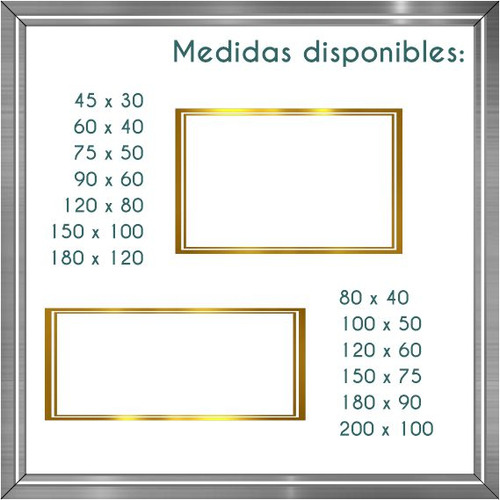 Marco Protector Cuadros De Aluminio De 60x40cm