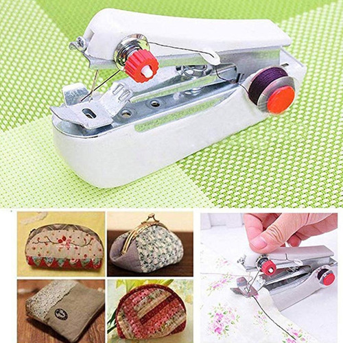 Prático Mini Máquina De Costura Manual Ferramenta De Costura