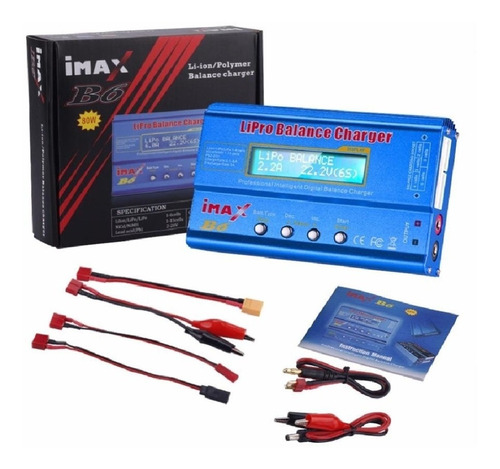 Megatronica Cargador De Bateria Lipo Imax B6 80w 6a Xt60