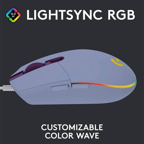 Mouse Gamer Logitech G203 Lightsync Rgb