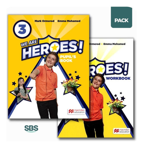 We Are Heroes 3 - Student's Book + Workbook Pack - 2 Libro 